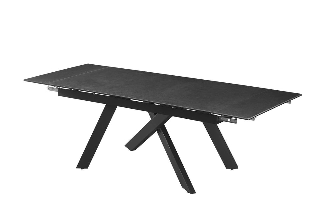 Table à manger Mass - Extensible - Gris - 180/240