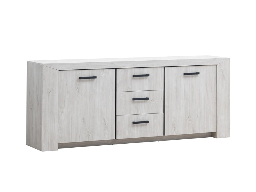 Image of TYC - Dressoir Ozark - Witte Eik - 220x88x45cm. <!---->...