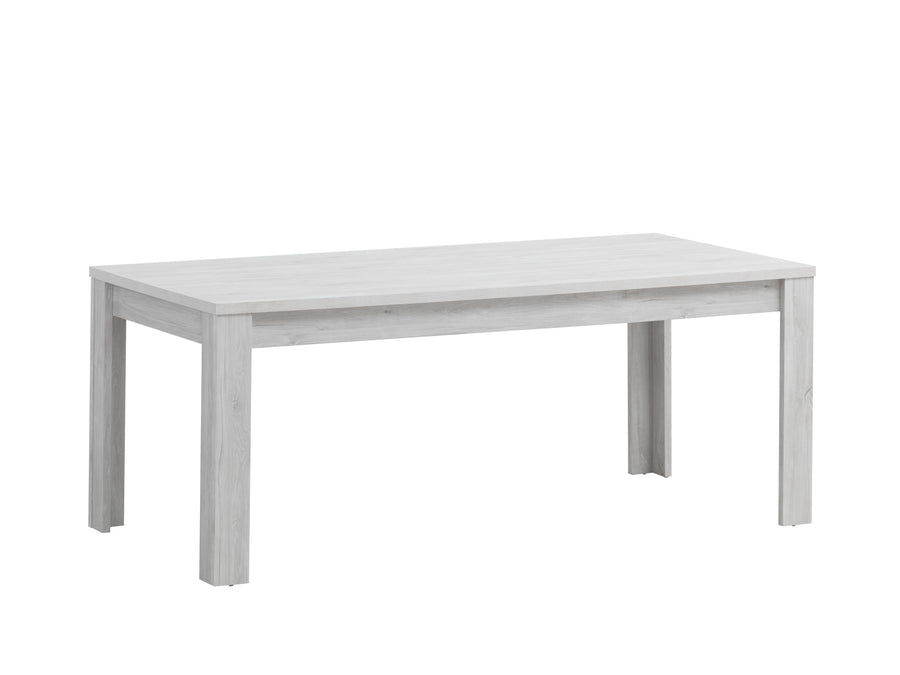 Image of TYC - Eettafel Ozark - Lichtgrijze Eik - 190x76x90cm. Stevige eetkamertafel geschikt voor elke woonkamer en hedendaags interieur. ...