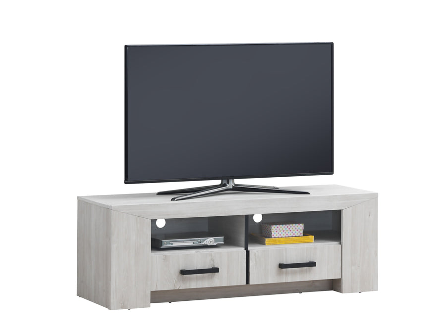 Image of TYC - TV-Meubel Ozark - Witte Eik - 164x47x45cm. <!---->...