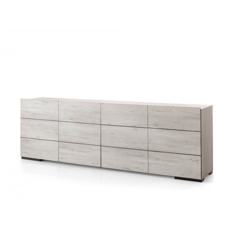 Image of MLM - Dressoir Dana - Lichte Eik - 240x79x44cm. Unieke dressoir met vier deuren om al uw favoriete spullen op te bergen. Met zijn tijdloos ontwer...