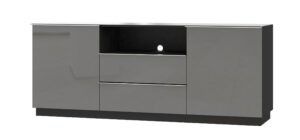 Image of Dressoir Helio 2D2S1W - Drie kleuren - 180x71x48cm. Strak modern dressoir die jouw woon- en eetkamer een aparte look geeft....