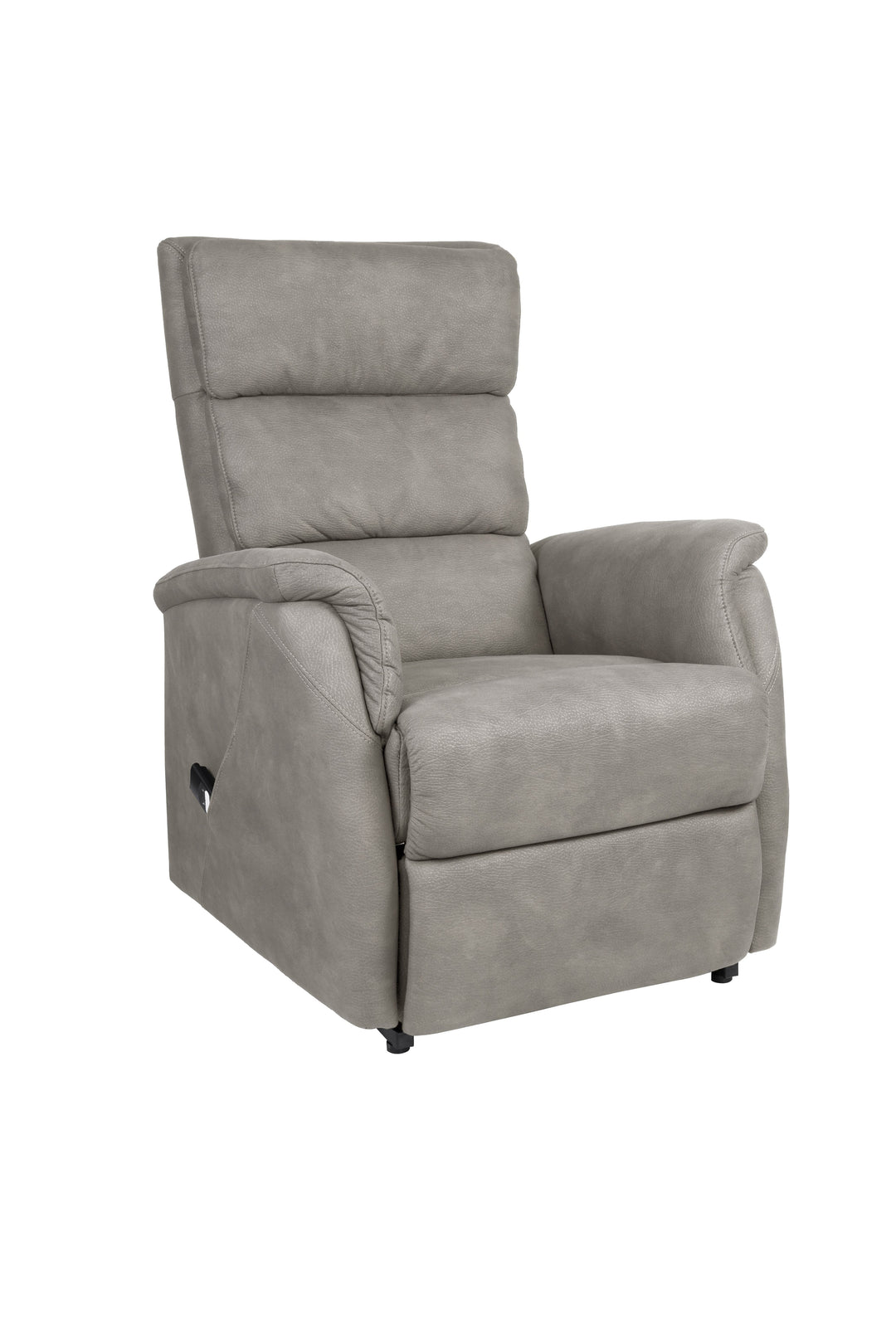 Image of Elektrische relax Bardi - Stof - Grij - Twee motoren - 75x116x55cm. Een elektrische relax met lift functie, ver...