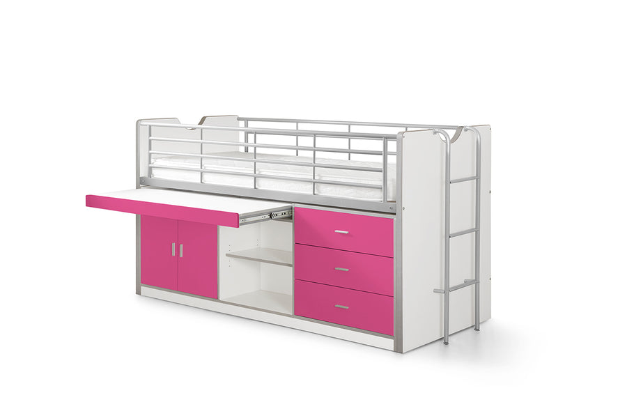 Vipack - Halfhoogslaper Bonny - BONHS9544 - Roze - 2070x1160x960cm