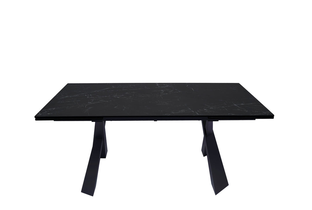 Evan - Eettafel Bruce - CER116 - Zwart - 180x76x98cm