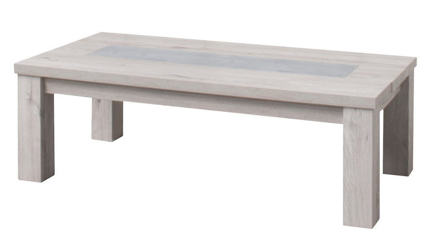 Meubar - Salontafel  Courtrai  - T13TBIS - K540B - Millenium eik licht grijs  - 133x43x78cm