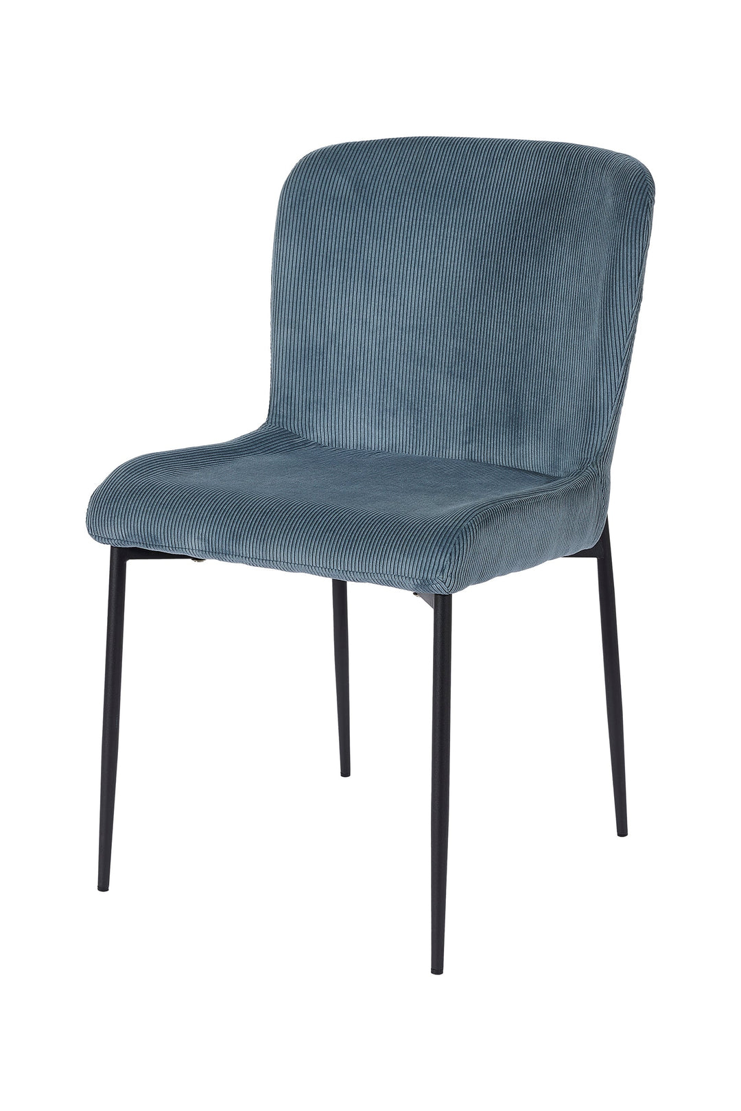 GBO - Chaise de salle à manger ST2308-2 - Tissu - Bleu - 50x38x48cm