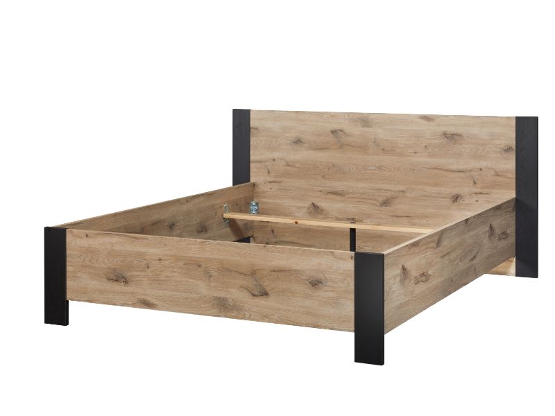 GBO - Tweepersoonsbed Sofia - Canyon oak - 160x90x200cm