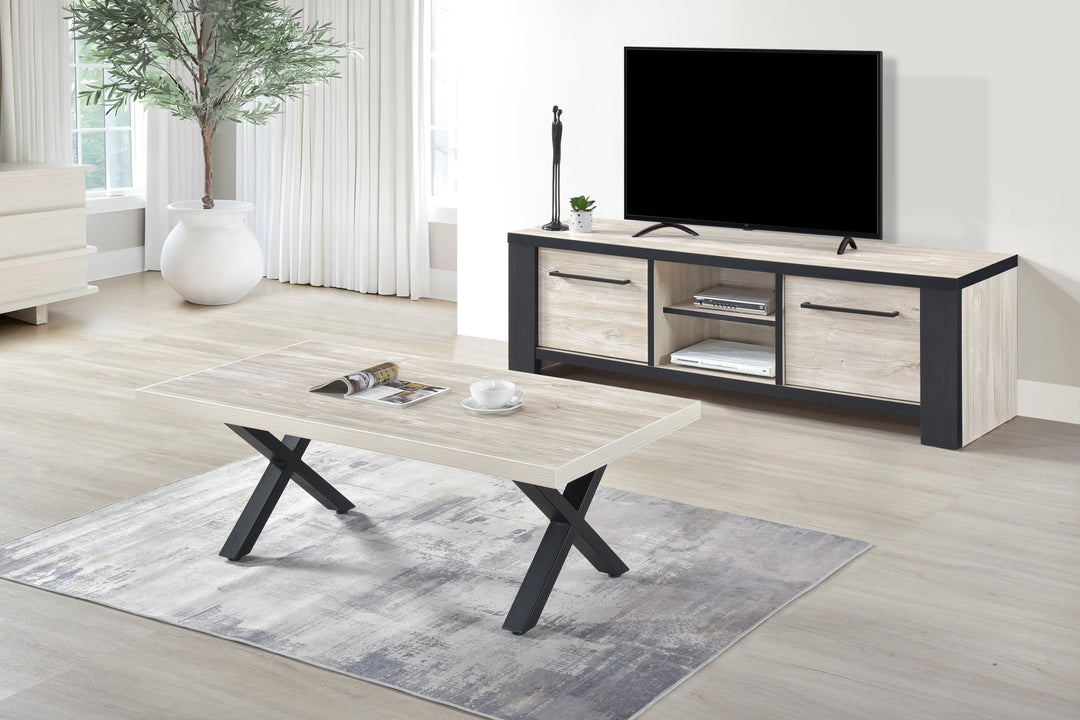 GBO - TV-Meubel Thor - Beach oak - 160x50x45cm