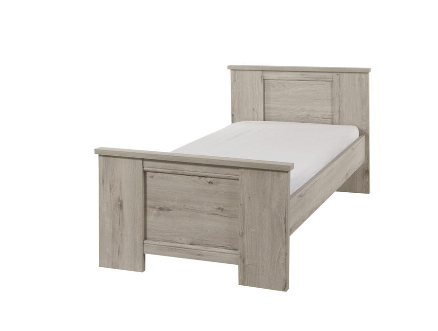 Meubar - Eenpersoonsbed  Kent  - LB090 - K540 - Millenium oak light  - 100x89x214cm