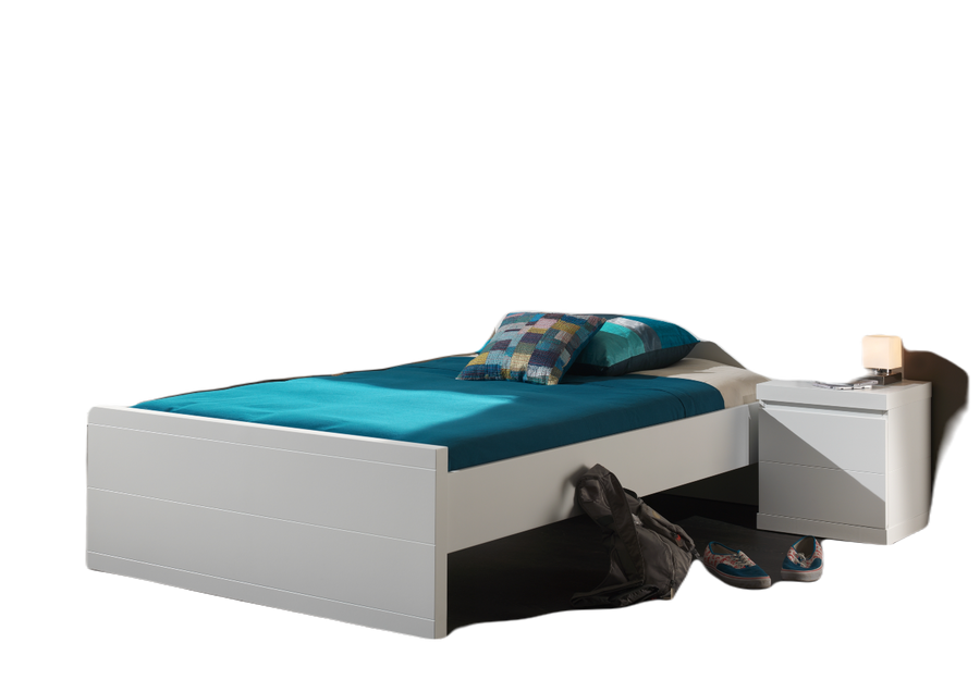 Vipack - Bed Lara - LABE12014 - Wit - 2100x765x1260cm