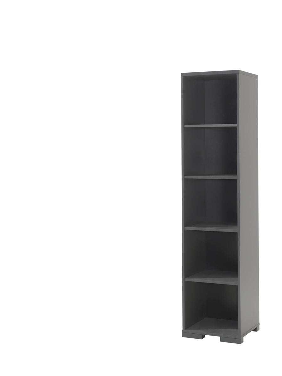 Vipack - Boekenkast London - LDBI1480 - Grijs - 455x1952x450cm