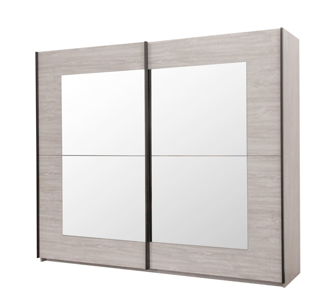 GBO - Armoire 2 portes coulissantes Margot - Valonia - 250x67x216cm