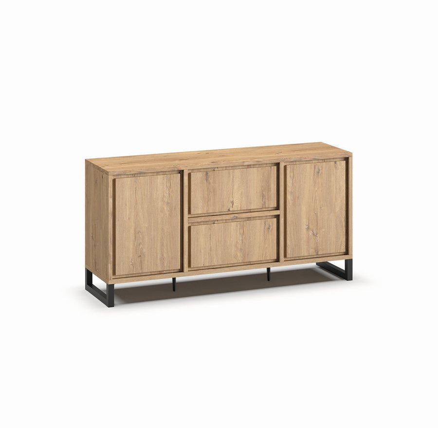 Meubar - Dressoir Natural - DR3 - K545 - Millenium Eik - 180x89x49cm