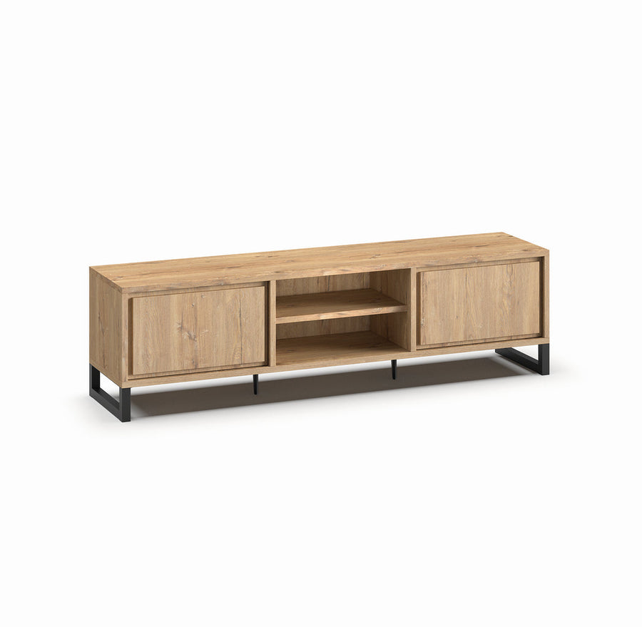 Meubar - TV-Meubel Natural - LB2 - K545 - Millenium Eik - 215x60x49cm