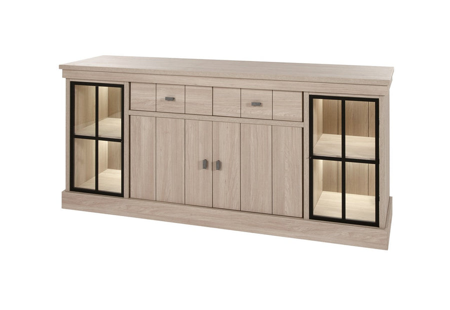 Meubar - Dressoir Orange - DR8 - K595 - Natuurlijke Elm - 197x90x50cm