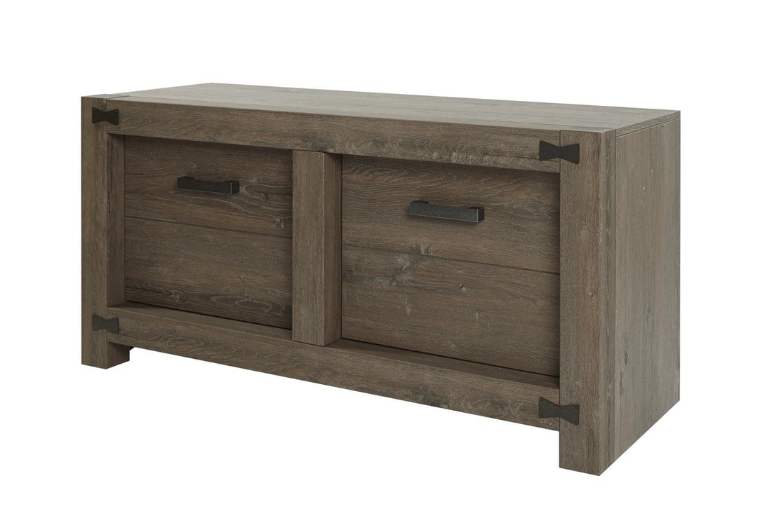 Meubar - TV-Meubel Papillon - TV1 - K535 - Millenium Eik Donker - 129x63x48cm