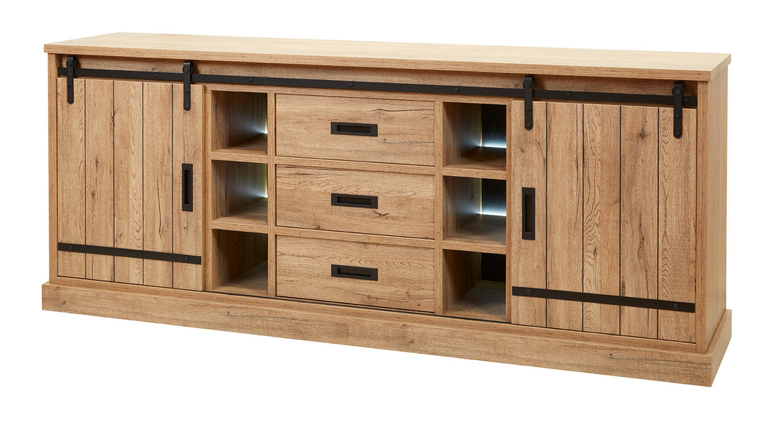 GBO - Dressoir Pierro - Scarlet oak - 225x92x50cm