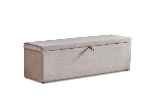 BSP - Opbergbank Italia  - Stof Beige - 140x65x50cm