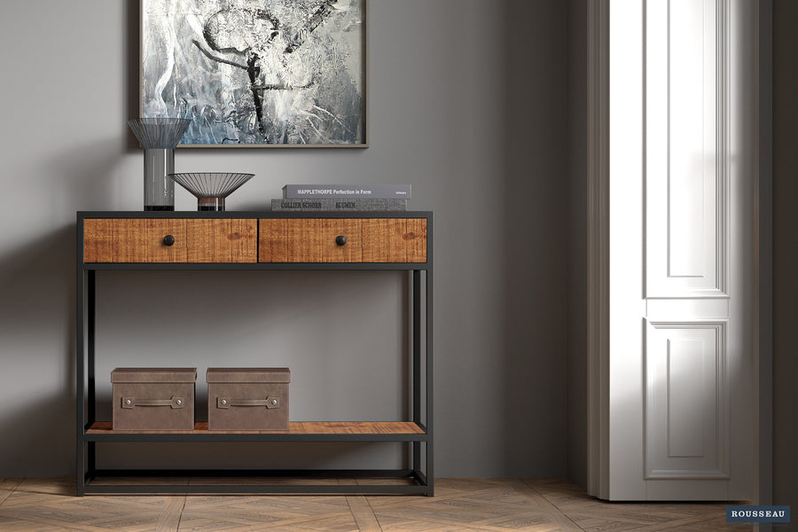 Rousseau - Console Ace Mango hout - 80x100x36  cm