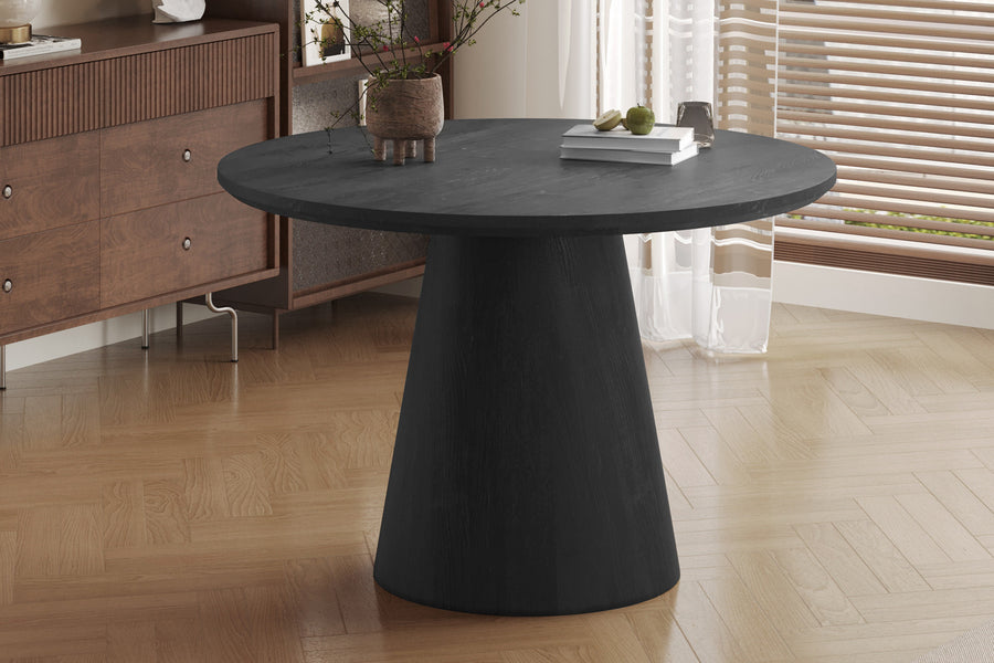 Rousseau - Tafel Miklos 120 cm Rond Decor Donkerbruin - 75x120x120 cm