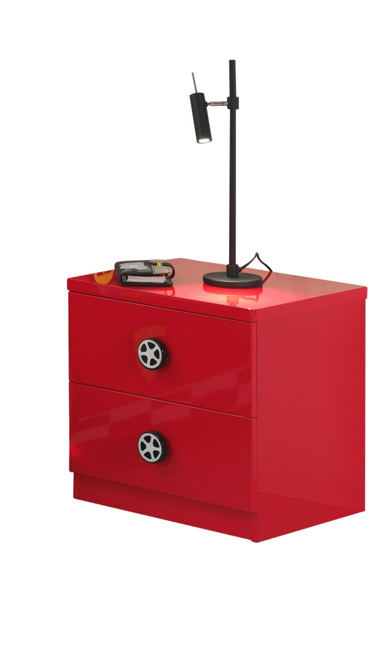 Vipack - Nachttafel Auto - SC865NAR - Rood - 500x430x160cm