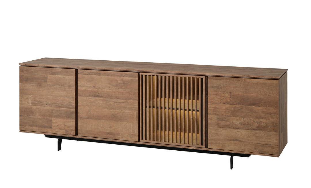 Evan - Dressoir Slato - DR1 - K670 - Oude teak - 244x81x50cm