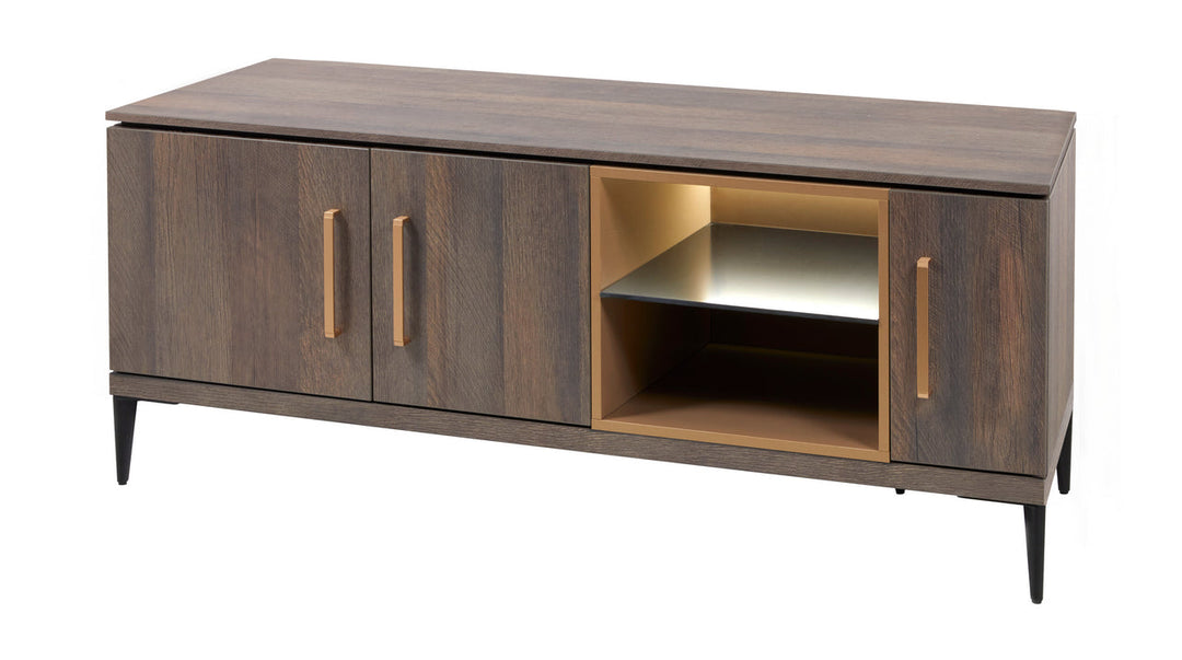 Evan - TV-Meubel Star - LB4 - K676 - Gouden eik/Goud - 158x63x50cm