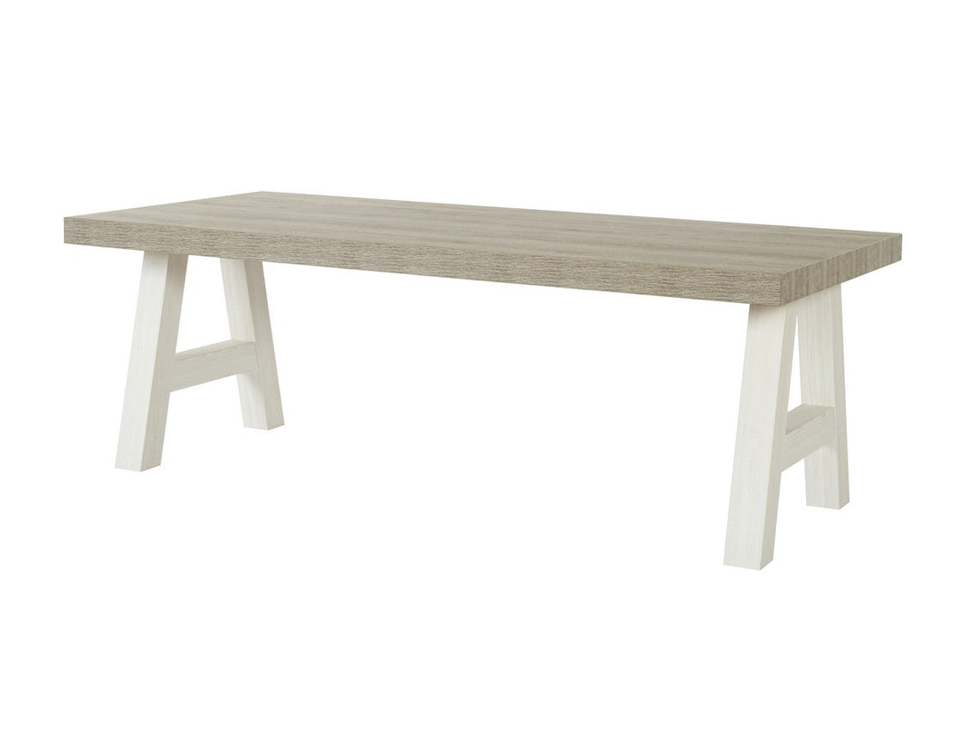 Meubar - Eettafel York - T29K80-K465-K550 - K467/K499 - Lariks/Kristal eik licht bruin  - 290x76x100cm