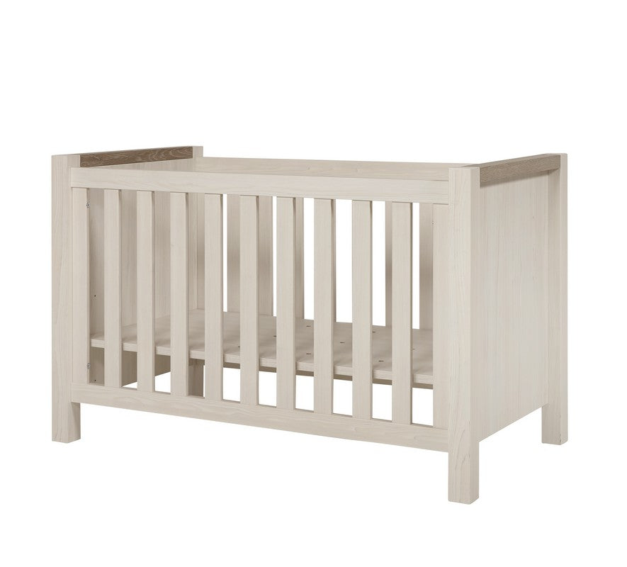 Meubar - Babybed York  - BB1 - K467 - Lariks/Kristal eik licht bruin  - 133x85x70cm