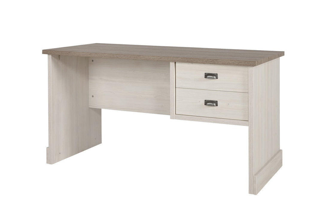 Meubar - Bureau York  - BU1 - K467 - Lariks/Kristal eik licht bruin  - 139x75x67cm