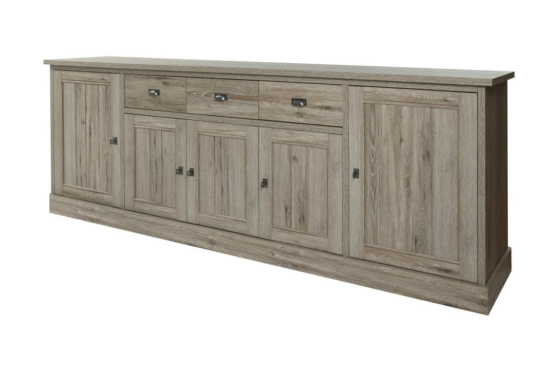 Meubar - Dressoir York  - DR1 - K550 - Crystal oak light - 259x90x50cm