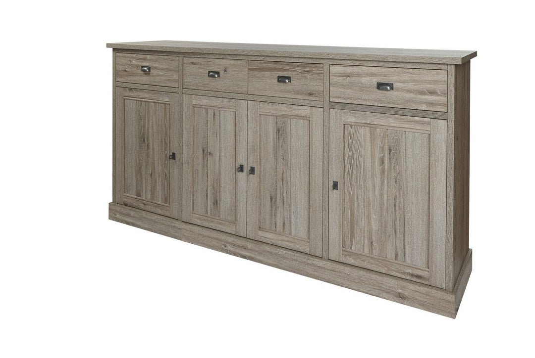 Meubar - Dressoir York  - HB2 - K550 - Crystal oak light - 215x112x50cm