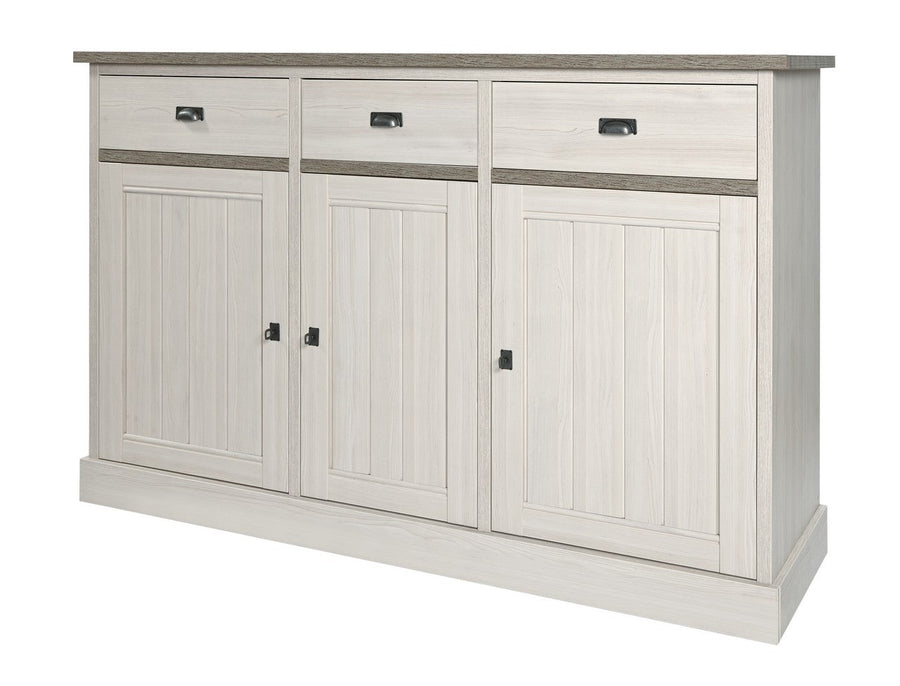 Meubar - Dressoir York  - HB3 - K467 - Lariks/Kristal eik licht bruin  - 172x112x50cm