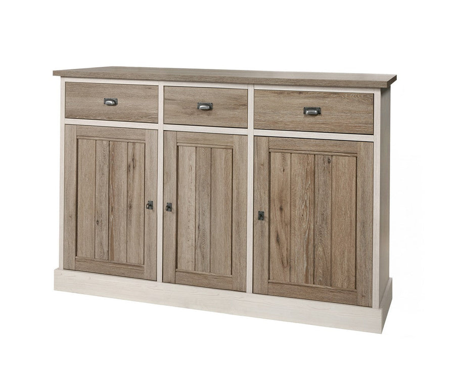 Meubar - Dressoir York  - HB3 - K499 - Lariks/Kristal eik licht bruin  - 172x112x50cm