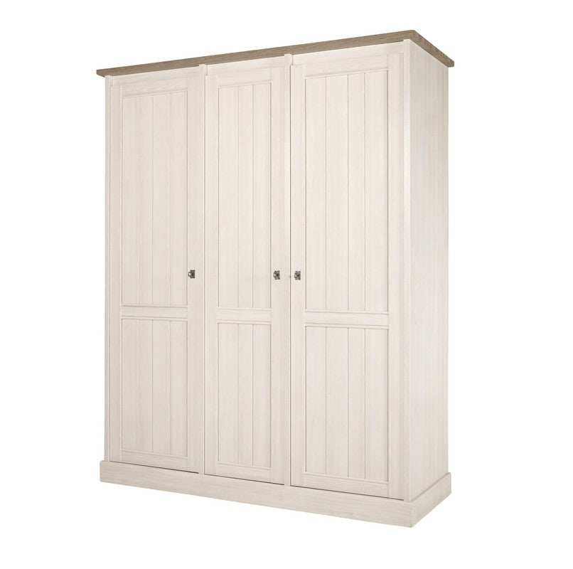 Meubar - Kleerkast York  - K3 - K467 - Lariks/Kristal eik licht bruin  - 171x213x61cm