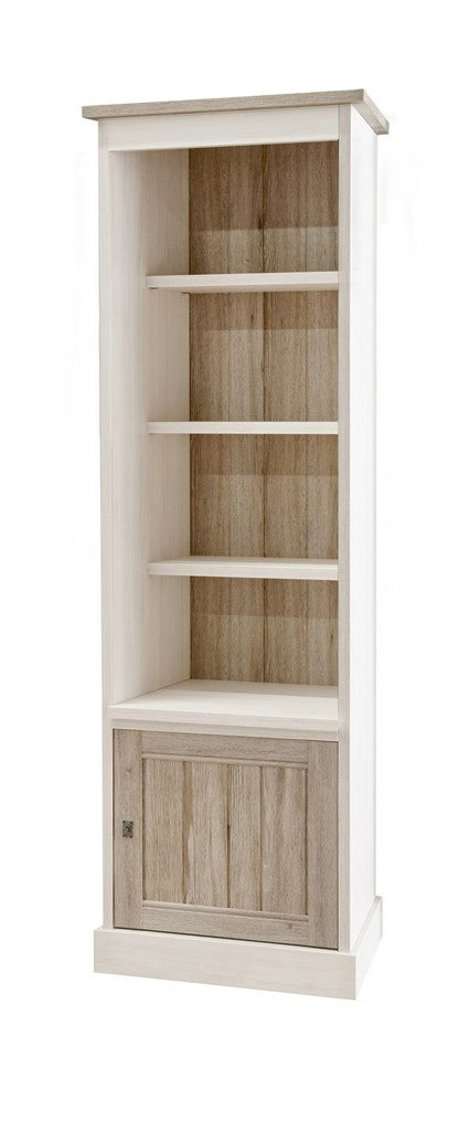 Meubar - Kolomkast York  - KB2 - K499 - Lariks/Kristal eik licht bruin  - 670x212x50cm