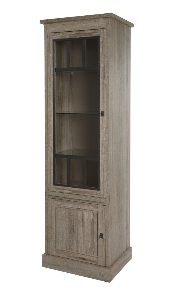 Meubar - Kolomkast York  - KV1L - K550 - Crystal oak light - 670x212x50cm