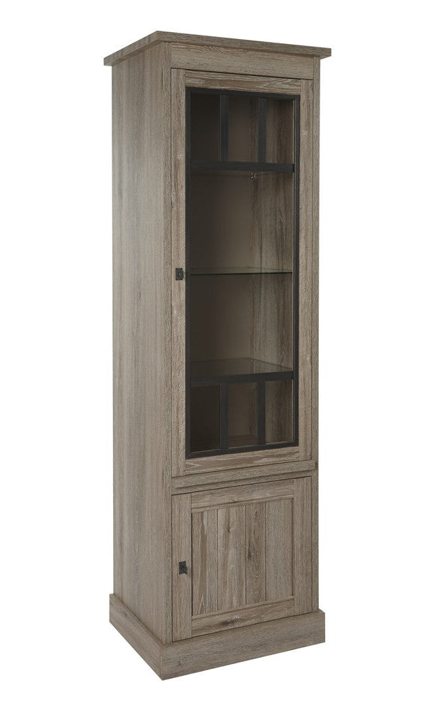 Meubar - Kolomkast York  - KVR1 - K550 - Crystal oak light - 670x212x50cm