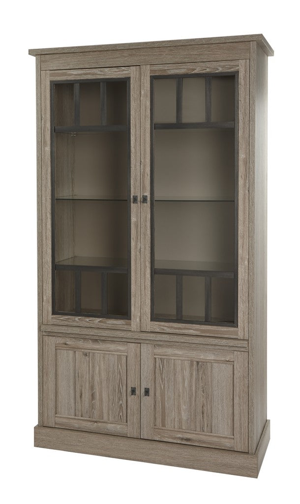 Meubar - Barkast York  - V1 - K550 - Crystal oak light - 122x222x50cm