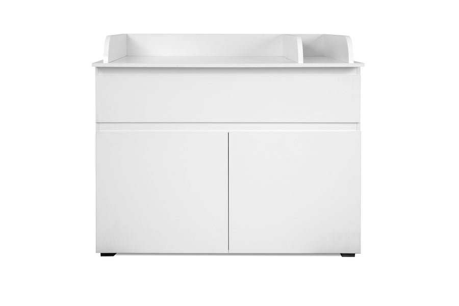 Image of FIN - Commode Image met luiertafel - Wit - 120x100x77cm. >Laat u verrassen door deze mooie witte commode me...