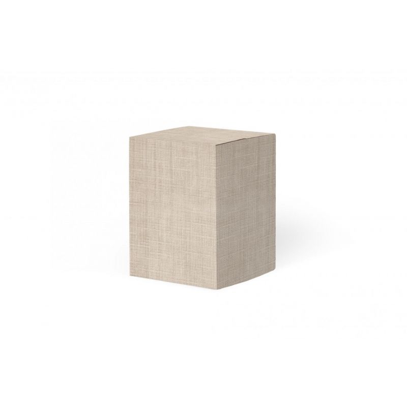 Tabouret Kart Carton - Beige - 42x36x42cm