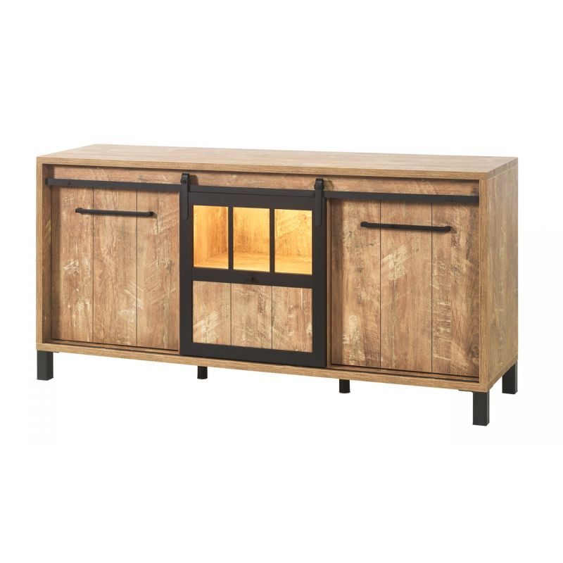 Meubar - Buffet Alcatraz - DR8 - K661 - Teck orange - 179x90x50cm