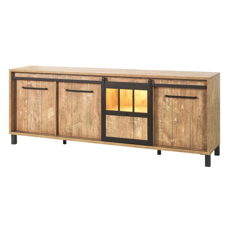 Meubar - Buffet Alcatraz - DR7 - K661/671 - Deux couleurs - 238x90x50cm