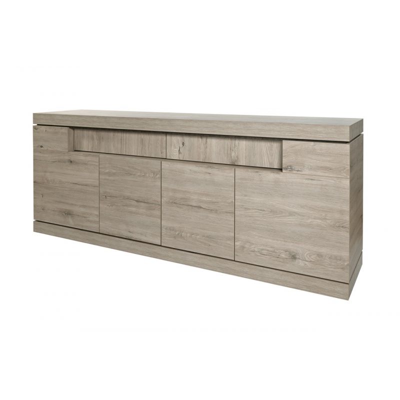 Evan - Buffet Etna - DR2 - K540 - Chêne Millenium - 223x90x50cm