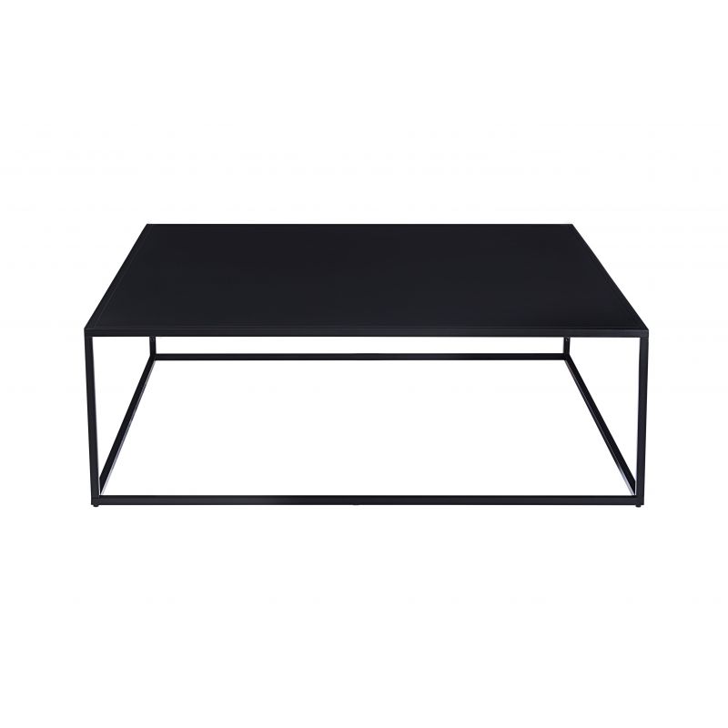 ASP - Table basse Acier - Noir - 100x33x100cm