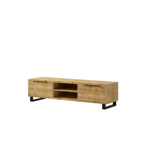 HVT - Meuble TV Halle XL - Chêne - 180x50x50cm