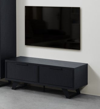 Meubar - TV-meubel  Veneto - LB9 - K717 - Elegant black/Old teak  - 118x48x50cm