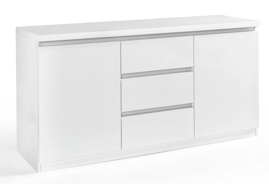 Image of MLM - Dressoir Roma - Wit/Zwart - Vier kleuren - 165x83x50cm. <!---->...