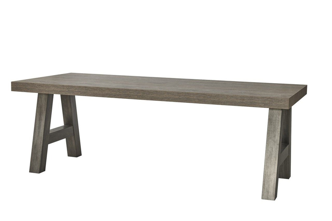 Image of Meubar - Eettafel Mali - K-poten - K538 - Millenium Eik Donker - Twee diktes - 164x77x100cm. <br><br>...